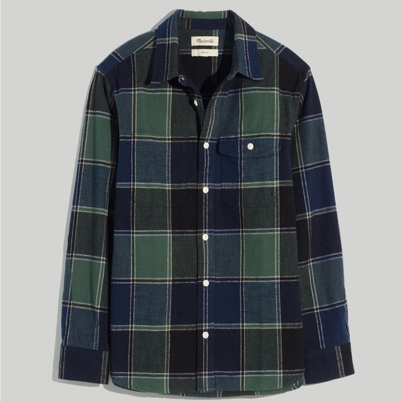 Madewell Other - Madewell Flannel Mens XL Plaid Work Shirt Heavyweight Easy Fit Farmer Outdoors